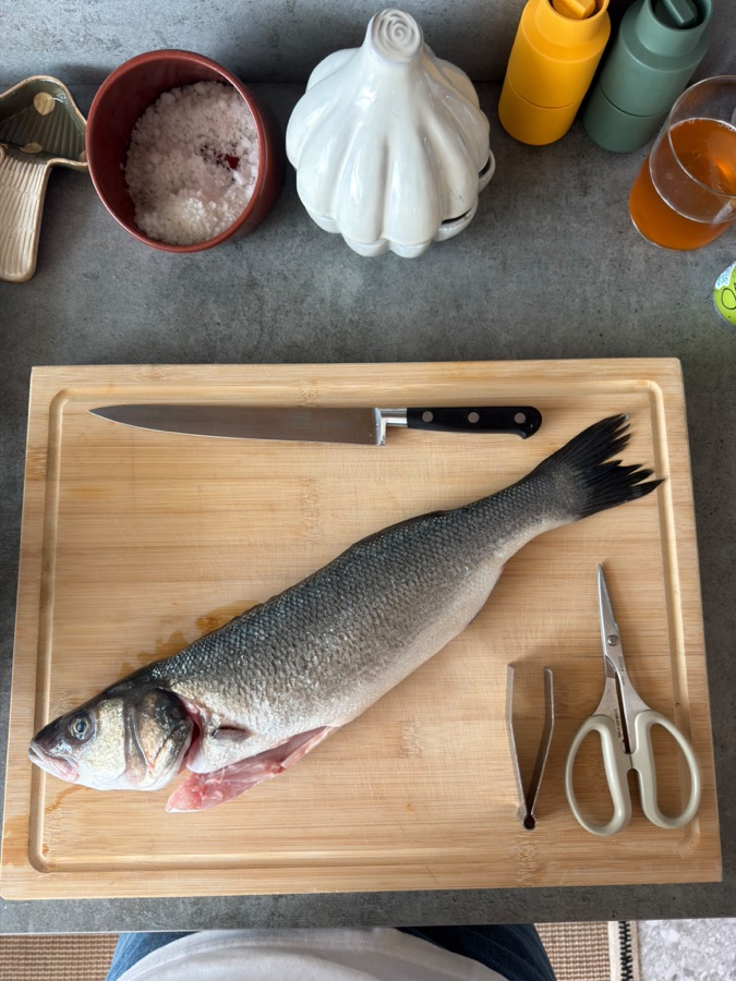 Preparação de peixe